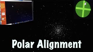 Polar alignment of telescope mount using iOptron iPolar shorts [upl. by Eustache317]