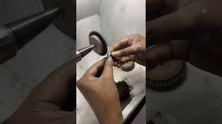 Jewelry polish process manufacturing trending ring jewellerydesign customdesign jewels design [upl. by Eenram]