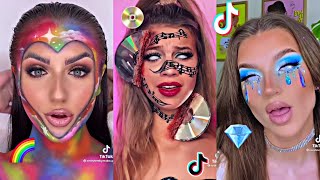 Emogi Makeup Challenge Tik tok Compilation 😊❤️🌈🔥🌺🍇 EmogiMakeupChallenge [upl. by Sanez]