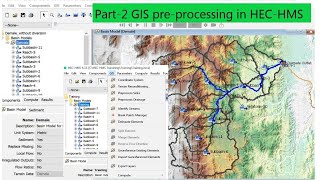 gis watershed GIS PreProcessing for Catchment Delineation In HECHMS Part2 [upl. by Upali947]