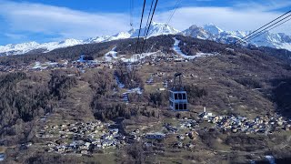 TPH200 Téléphérique du Vanoise Express  Paradiski [upl. by Etnoek]