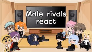 Male rivals react to Ayano dancing  GachaStudio Luna [upl. by Tekcirk]