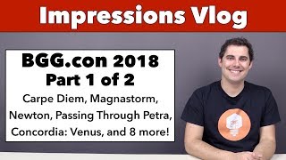 Impressions from BGGcon 18  Part 1 [upl. by Noell517]