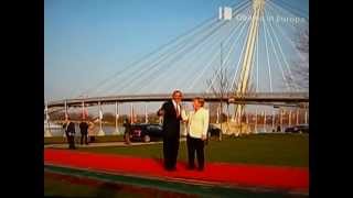 US President Obama in Kehl  Germany Nato Summit KehlStrasbourg 2009 [upl. by Diantha]