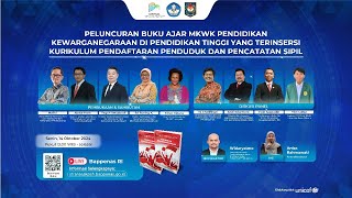 Peluncuran Buku Ajar MKWK Pendidikan Kewarganegaraan di Pendidikan Tinggi [upl. by Allare]