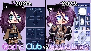 Adjustments In GACHA LIFE 2 vs GACHA CLUB Adjustments  Which One Is Better [upl. by Dareen]