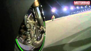 Testfahrt Kawasaki ZX10R DohaQatar [upl. by Corabelle]