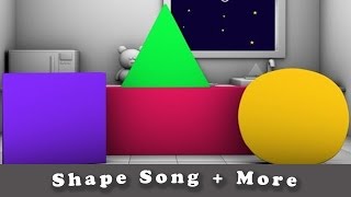 Shapes Song  Five little Monkey  Finger Family  Plus More [upl. by Votaw]