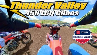 THIS RACE WAS WILD  Thunder Valley 450 Last Chance Qualifier [upl. by Elolcin]