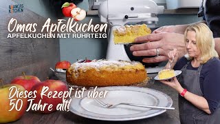 Omas Apfelkuchen gelingt perfekt Das über 50 Jahre alte Kuchenrezept [upl. by Llien]