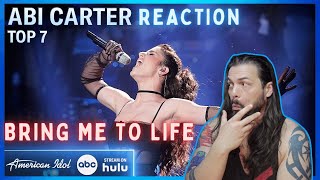 Abi Carter  Bring Me To Life American Idol 2024  First Time Reaction [upl. by Toshiko321]