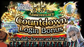 🎁🎉THE HALF ANNI COUNTDOWN BEGINS Sep 26th Maintenance Notes🎉🎁 [upl. by Cynde]