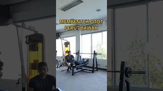 Membentuk otot perut bawah fitnessjourney olahraga [upl. by Jacquie]