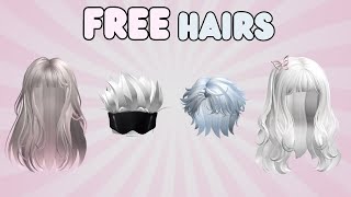 GET 15 FREE HAIRS AND ITEMS IN ROBLOX [upl. by Nyrem]