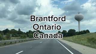 Driving around Brantford Ontario Canada [upl. by Duquette200]