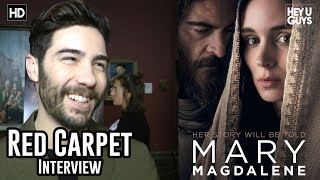 Tahar Rahim  Mary Magdalene Red Carpet Interview [upl. by Sukramal]