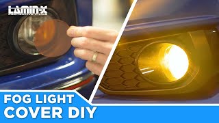 Laminx Fog Light Cover  DIY Installation [upl. by Enelyad]