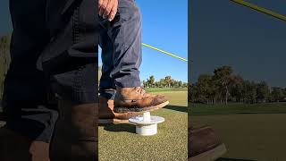 How To Cut A Golf Hole golf [upl. by Arytahs]