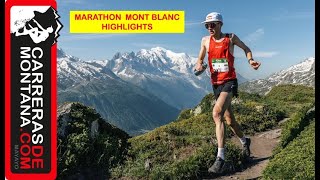 MARATHON MONT BLANC HIGLIGHTS Remi Bonnet amp Sophia Laukli win Chamonix Golden Trail World Series [upl. by Kanor]