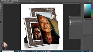 Đưa ảnh vào bất cứ khung hình nào sử dụng Photoshop [upl. by Gordan]