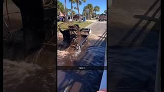 Boat sinks at boat ramp florida fail airboat gonewrong boat [upl. by Hitchcock528]