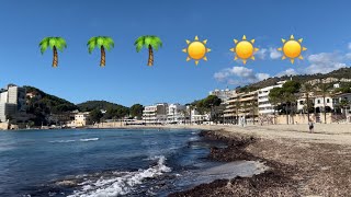 Paguera 💚 Palmira Strand 🌴 pure Erholung 😎 Platja wahnsinnig schön 💚 Baustellen überall 🏖️ 🔝 [upl. by Abert308]