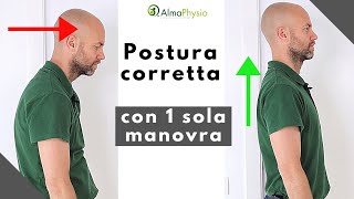 Postura corretta con 1 sola manovra [upl. by Eelah]