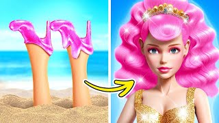 Minha Barbie Está Viva Melhores Artesanatos e Truques com Bonecas na Vida Real [upl. by Naejeillib]