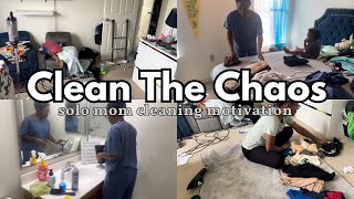 SOLO MOMS REAL LIFE CHAOS MESSY HOUSE MAKEOVER [upl. by Uriiah]