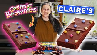 I Tried Making Homemade Cosmic Brownies  Claire Recreates [upl. by Elohcim658]