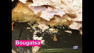 How to make Bougatsa  Greek Custard Pie [upl. by Anined693]