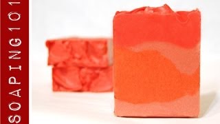 The Perfect Red Color for cold process soap S2W44 [upl. by Coulombe]