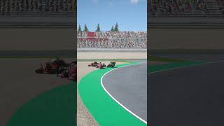 Replay of when Rossi hit all the racers [upl. by Haimorej]