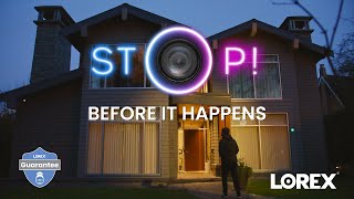 Stop Before It Happens with Lorex Smart Security Lighting [upl. by Adnarram152]