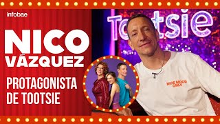 Nico Vázquez y su increíble transformación para hacer Tootsie [upl. by Nyladnek]