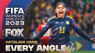 Catalina Usmes GAMEWINNING goal for Colombia vs Jamaica  Every Angle 🎥 [upl. by Georgeanne]