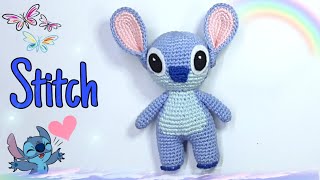 💙 STITCH Amigurumi  TUTORIAL paso a paso  primera parte  💙 [upl. by Retla]