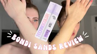 Trying NEW DEEP TONE Technocolor Bondi Sands Tan  Ellie Matthews tanning review [upl. by Sedecram]