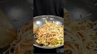 Street Style Veg Chowmein ASMR Cooking  shorts food cooking asmr indianasmrworld streetfood [upl. by Almund825]