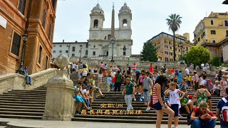 義大利羅馬沿歷史幹道民族街自由行踏遍旅行團未遊之古蹟II中英文字幕1998 Along Via Nazionale to famous spots not arranged for grouptour [upl. by Radek]