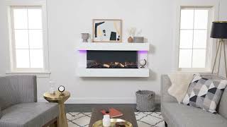 Be Modern Whitham Electric Fireplace  Toolstation [upl. by Einegue]