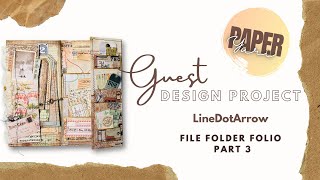 Guest Design Project for LineDotArrow  File folder folio Part 3 [upl. by Aicsila703]