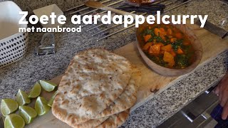 Zoete aardappelcurry – Shane Kluivert – Samen koken met Allerhande [upl. by Jacobsen851]