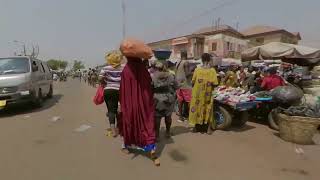 ROADSIDE MARKET GHETTOS ASHIAMAN AN AFRICAN TOWN [upl. by Annitsirhc133]