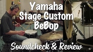 Yamaha Stage Custom Birch Bebop Drumset Review and Soundcheck [upl. by Silverstein806]