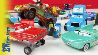 Disney Pixar Cars Diecast Toys Part 3 Mattel with Mater New カーズ 2015 [upl. by Naesyar151]