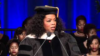 Oprah Winfrey Delivers Commencement Address to Class of 2012 [upl. by Clerk311]