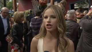 Goosebumps Premiere Interview  Halston Sage [upl. by Eisdnyl]