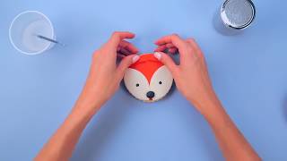 Satin Ice Fondant Fox Cookie Tutorial [upl. by Aleel144]