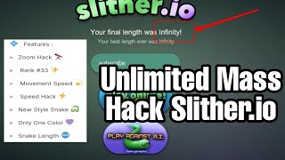 UNLIMITED MASS HÁCK  Slitherio  GameGuardian [upl. by Gnoix599]